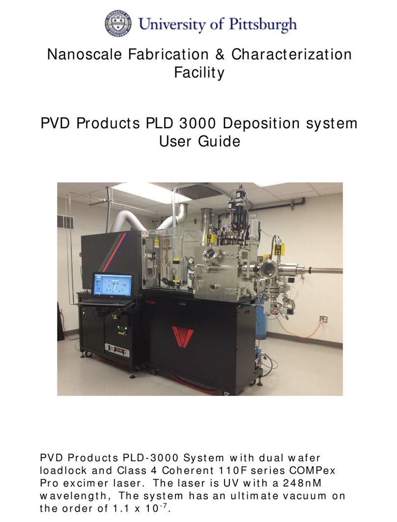 PVD Products PLD 3000 user guide