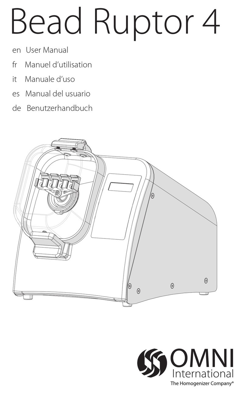 Omni Bead Ruptor 4 user manual