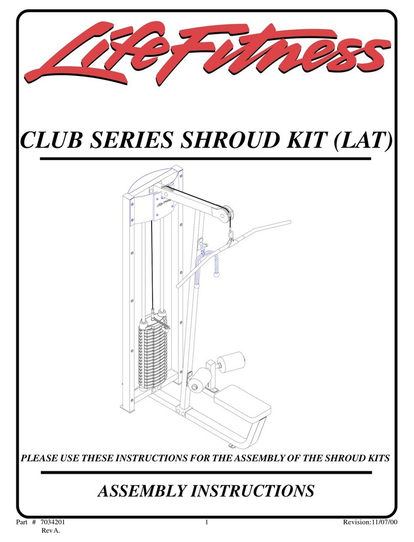 Life Fitness Club Series User manual