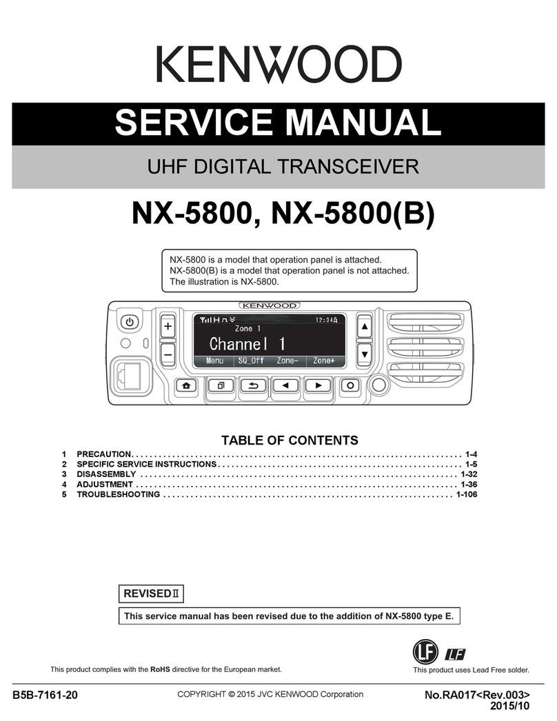 Kenwood NX-5800 User manual