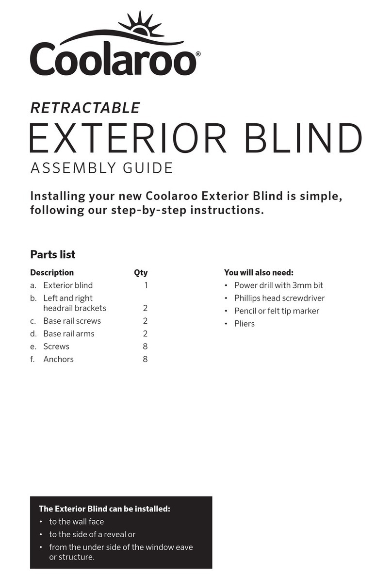 Coolaroo Exterior Blind User manual