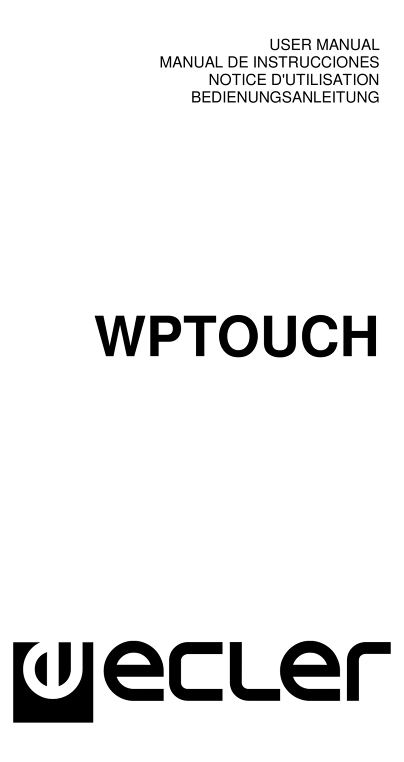 Ecler WPTOUCH User manual