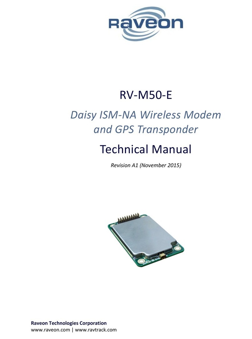 Raveon Daisy RV-M50-E Technical manual