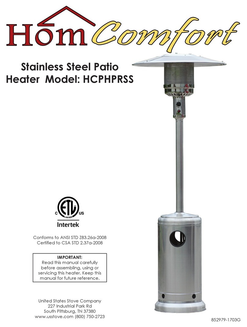 HomComfort HCPHPRSS manual