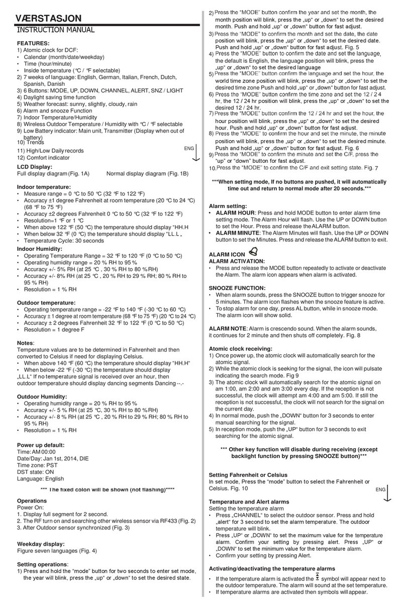 Namron VAE RSTASJON instruction manual