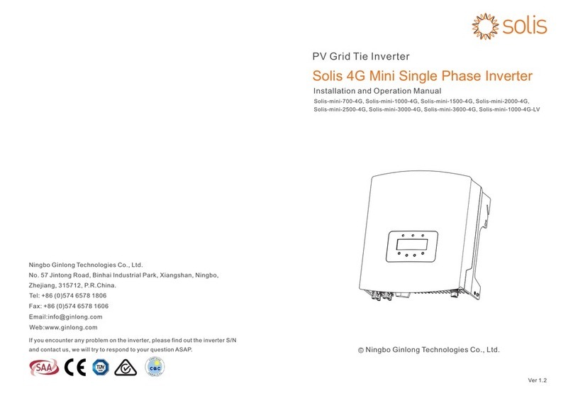 Ningbo Ginlong Technologies Solis 4G Mini User manual