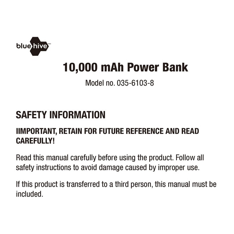 BlueHive 035-6103-8 user manual