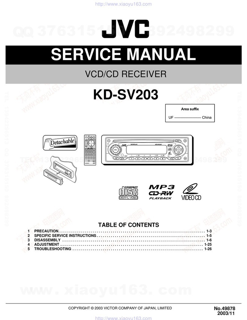 JVC KD-SV203 User manual