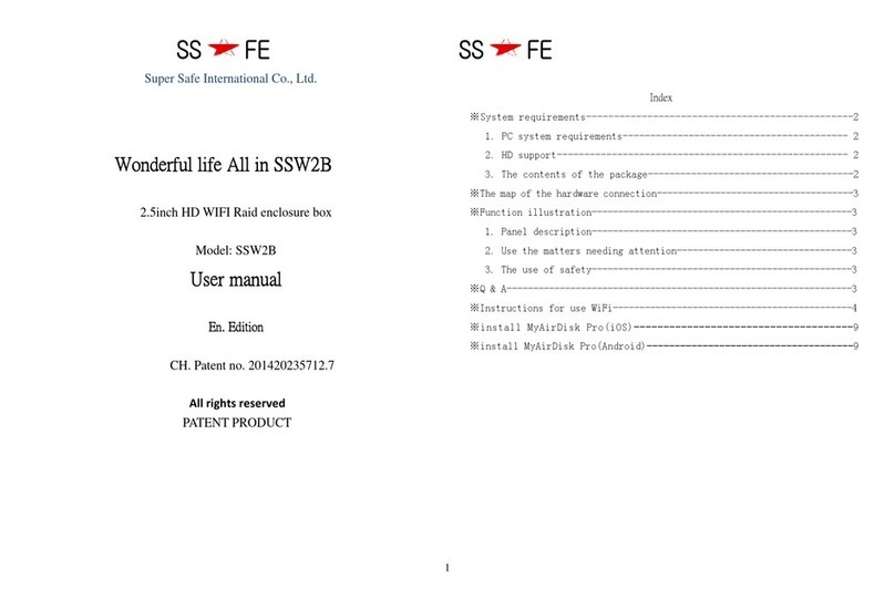 Super Safe International SSW2B user manual
