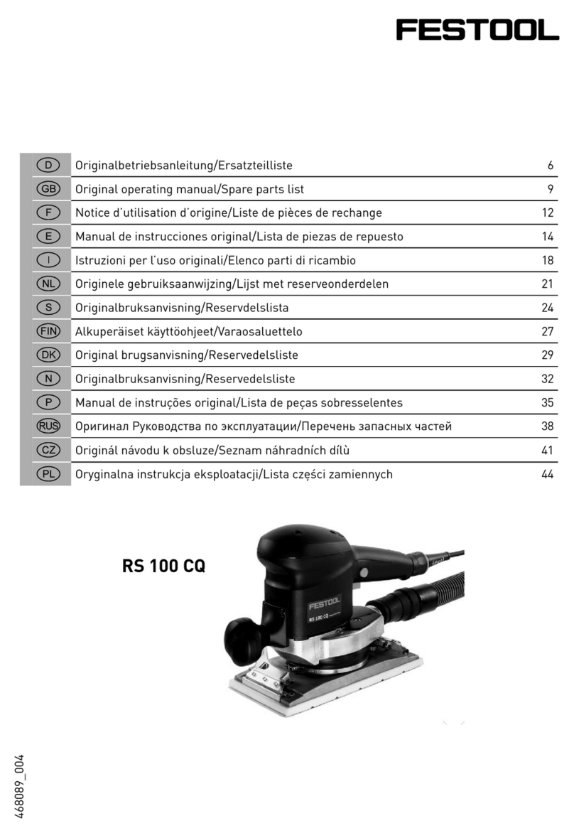Festool RS 100 CQ User manual