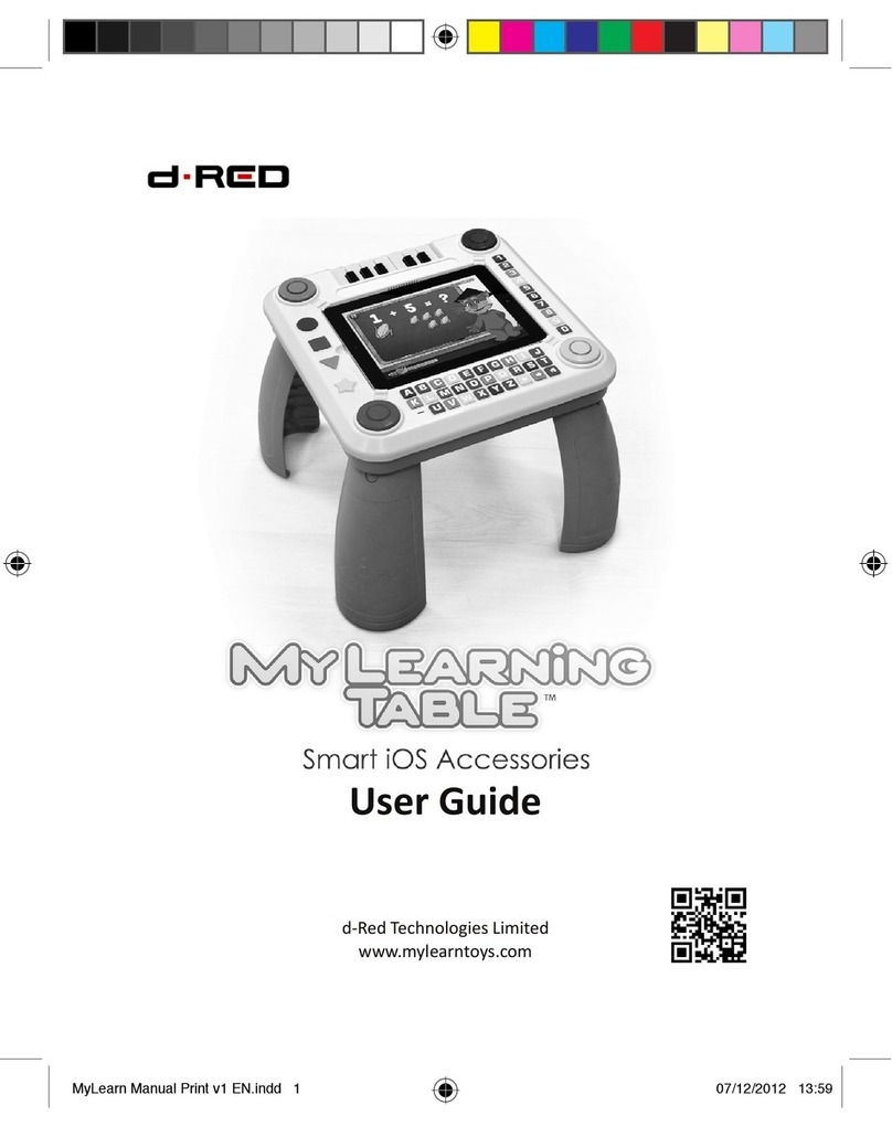 d-Red My Learning Table User manual