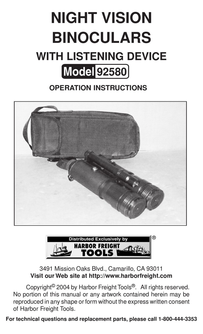 Harbor Freight Tools 92580 Operation instructions