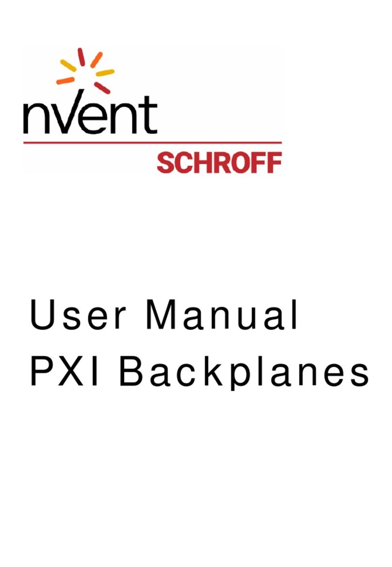 nvent Schroff PXI user manual nvent Schroff PXI user manual