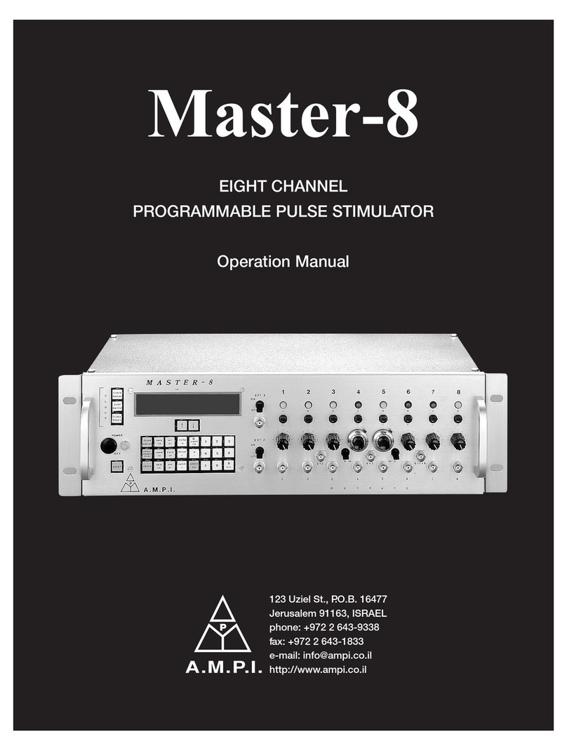 A.M.P.I. Master-8 Operation manual