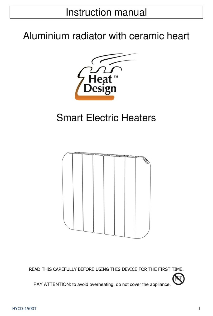 Heat Design E600 instruction manual