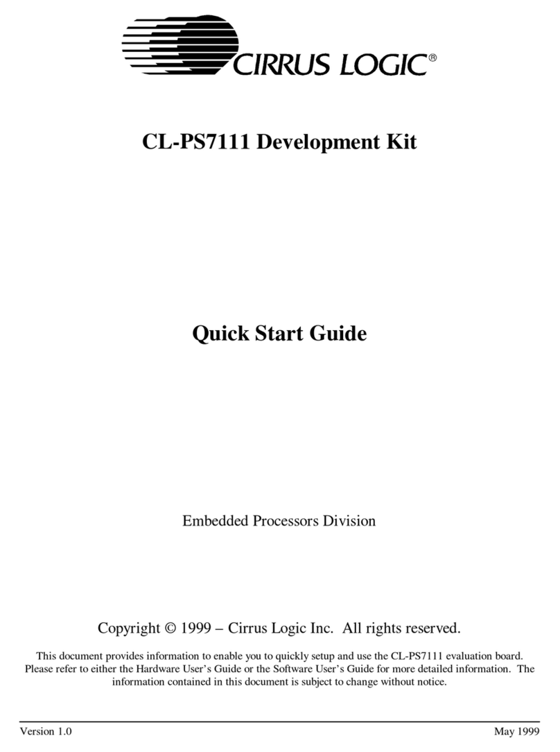 Cirrus Logic CL-PS7111 quick start guide Cirrus Logic CL-PS7111 quick start guide