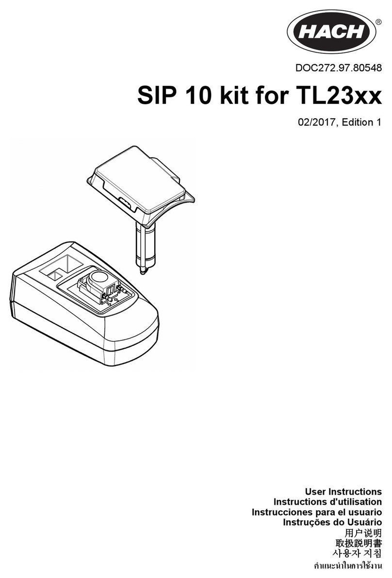Hach SIP 10 kit User instructions
