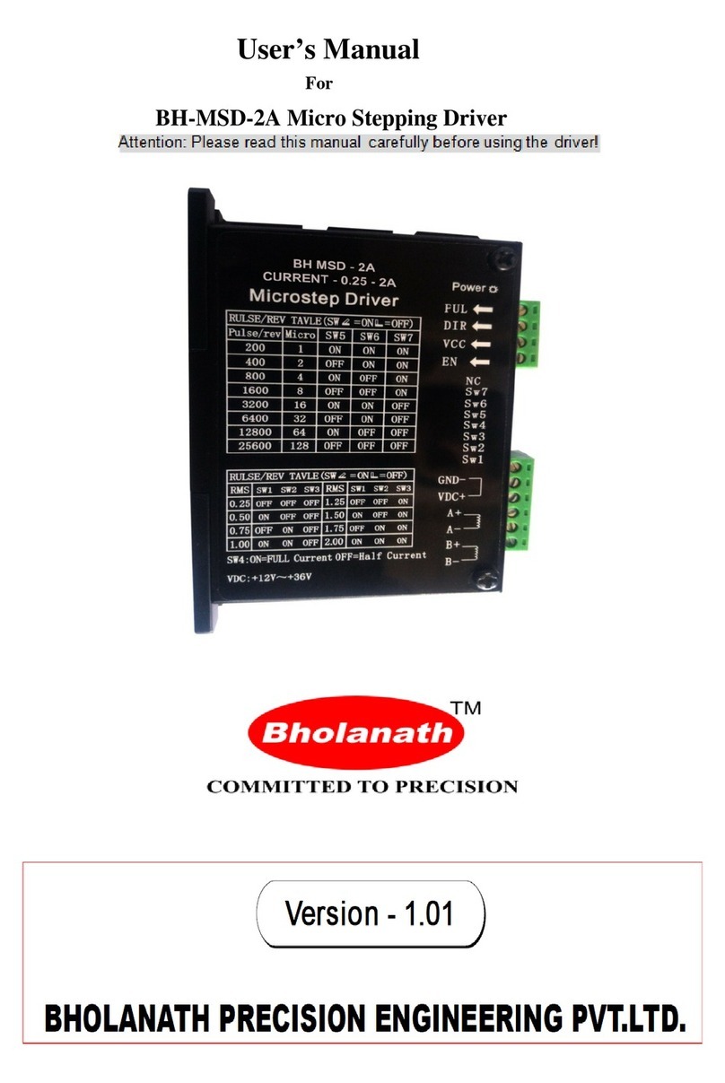 Bholanath BH-MSD-2A User manual
