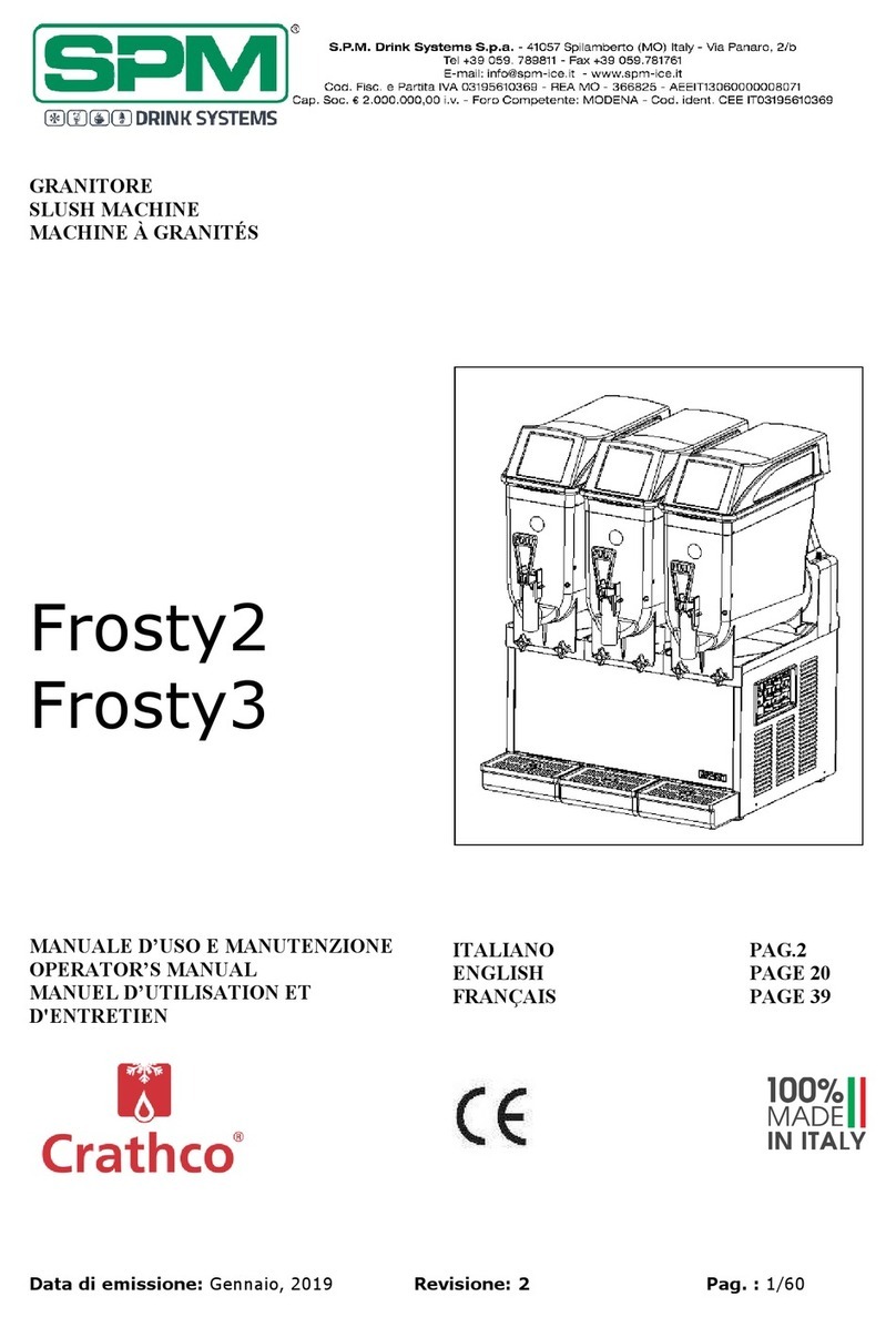 SPM Frosty2Frosty3 Operator's manual