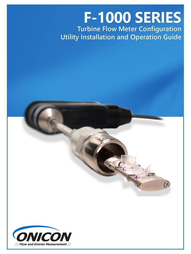 Onicon F-1000 SERIES Operating instructions