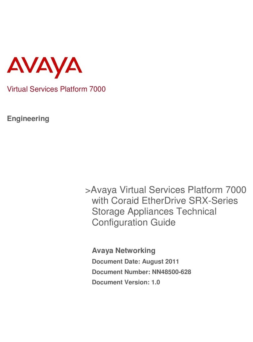 Avaya VSP 7000 Series Technical configuration guide Avaya VSP 7000 Series Technical configuration guide