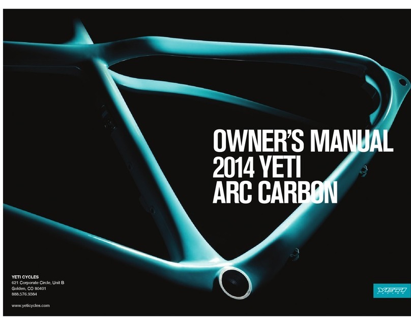 Yeti Cycles ARC Carbon owner's manual