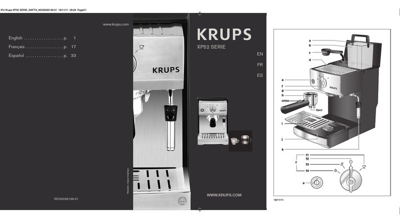 Krups XP52 Series User manual