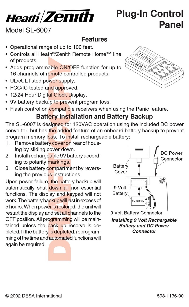 Heath Zenith SL-6007 user manual