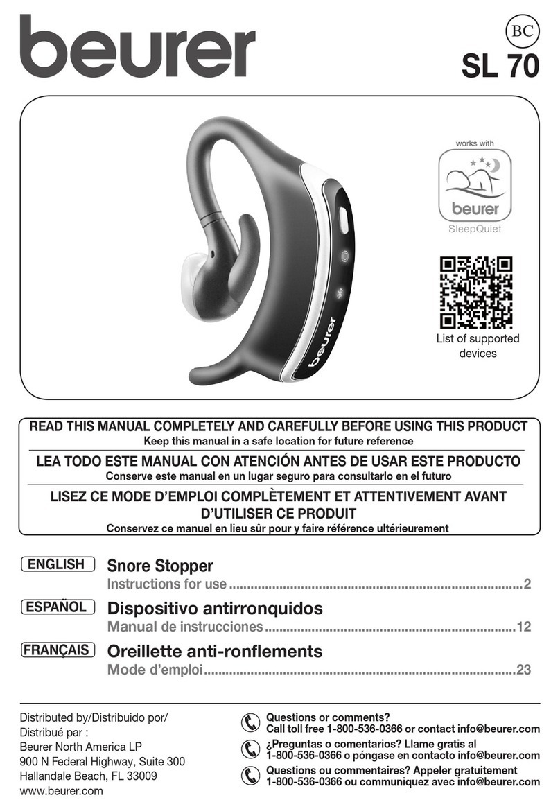 Beurer SL 70 Instructions for use