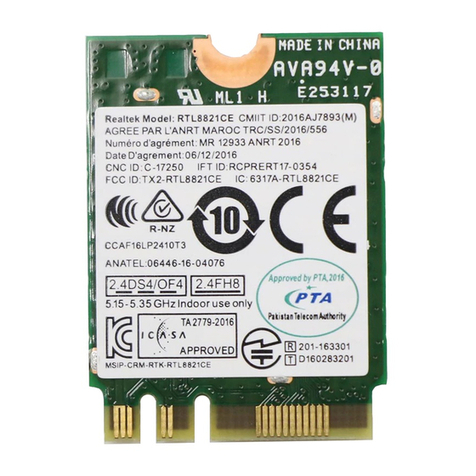 Realtek RTL8821CE user manual