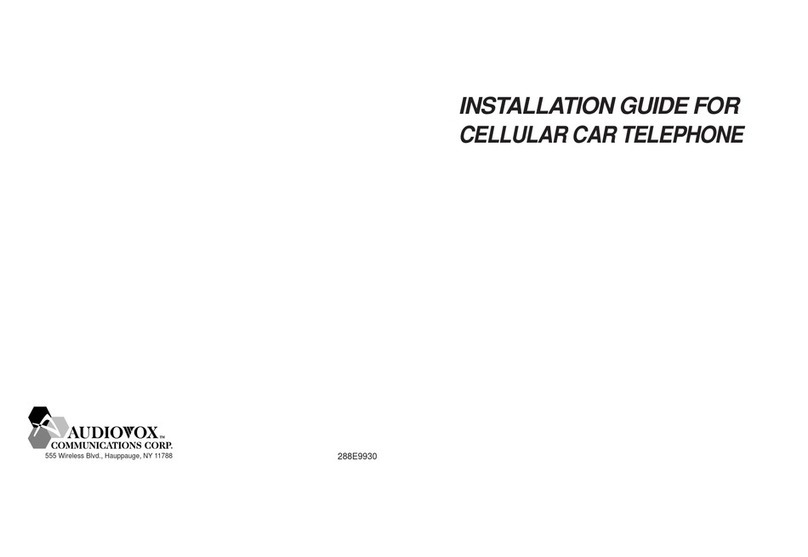 Audiovox CMT9300 User manual Audiovox CMT9300 User manual