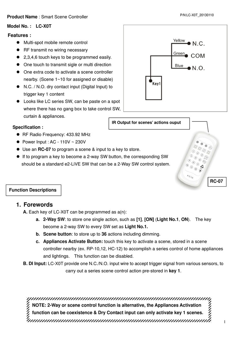 E-line LC-X0T user manual