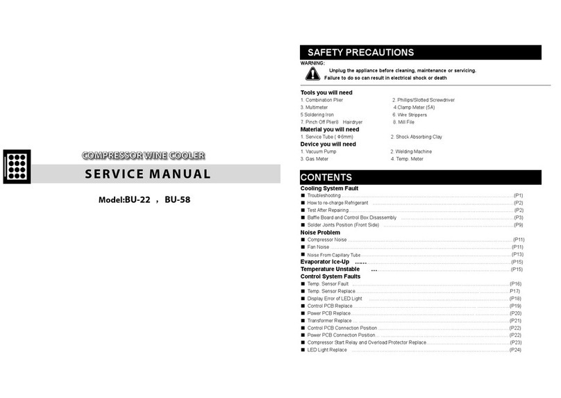 Vinopro BU-22 Service manual