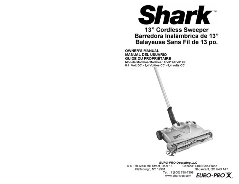 Shark UV617R owner's manual