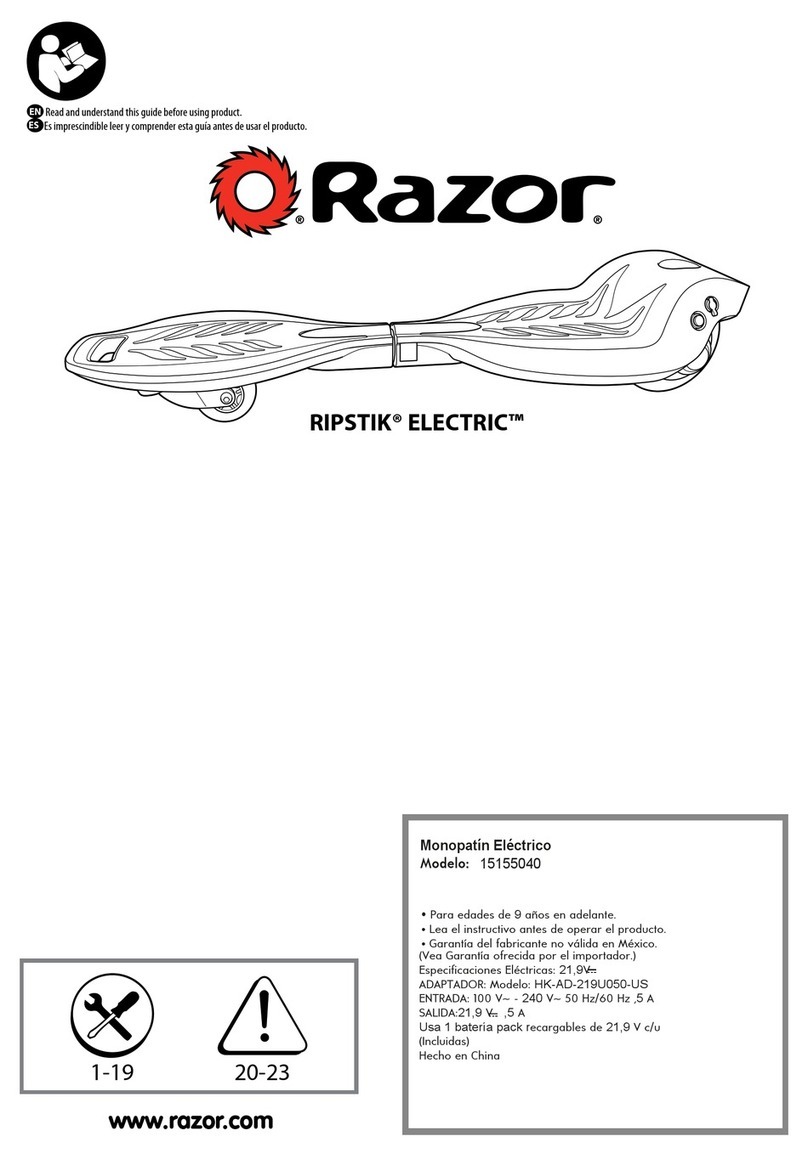 Razor Ripstick Electric User manual