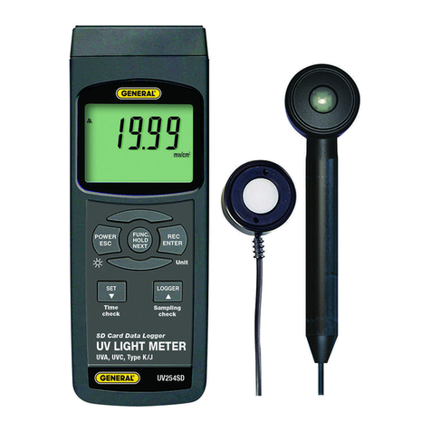 General UV254SD user manual