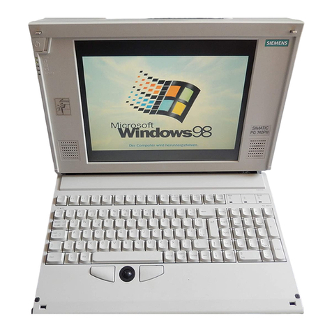 Siemens Simatic PG 740 PIII User manual