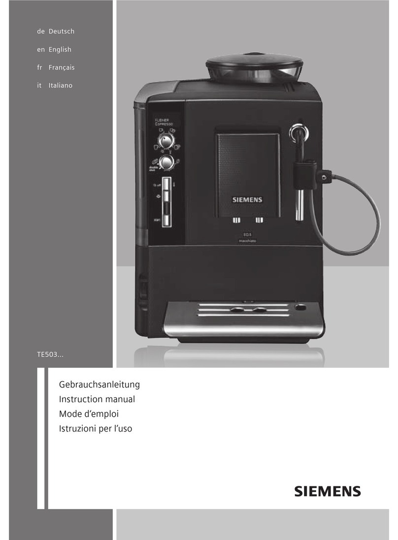 Siemens TE503 User manual