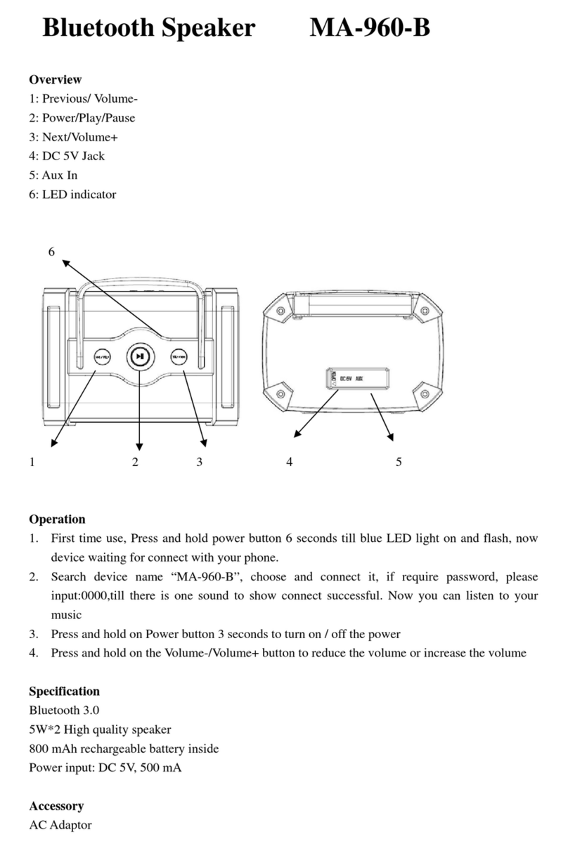 Kingsun MA-960-B Operation instructions