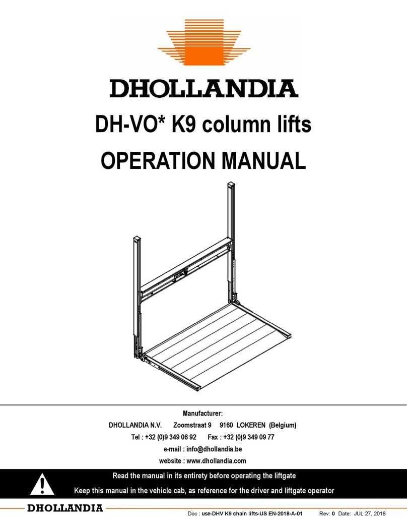 Dhollandia DH-VO.20.K9 User manual