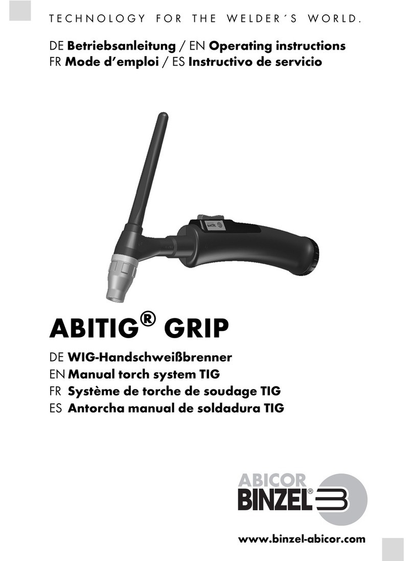 BINZEL-ABICOR ABITIG GRIP User manual