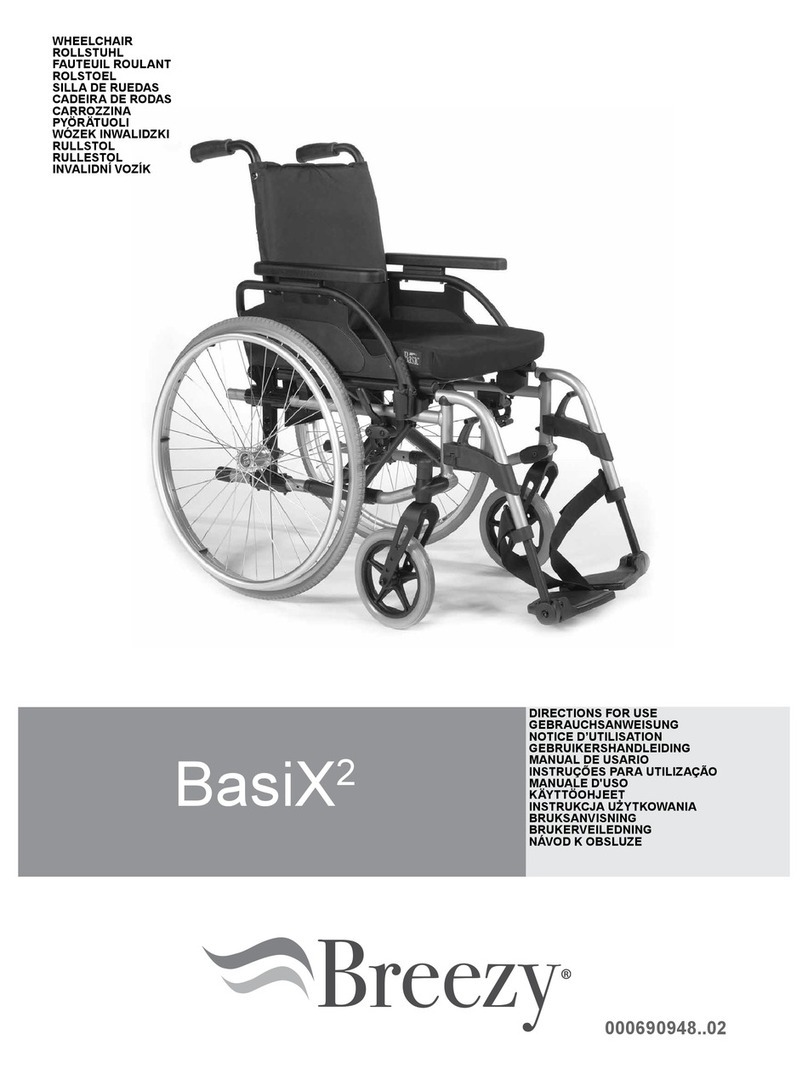 Sunrise Medical Breezy BasiX2 Directions for use