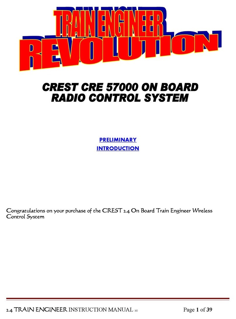 Crest Audio Train Engineer Revolution CRE 57000 User manual