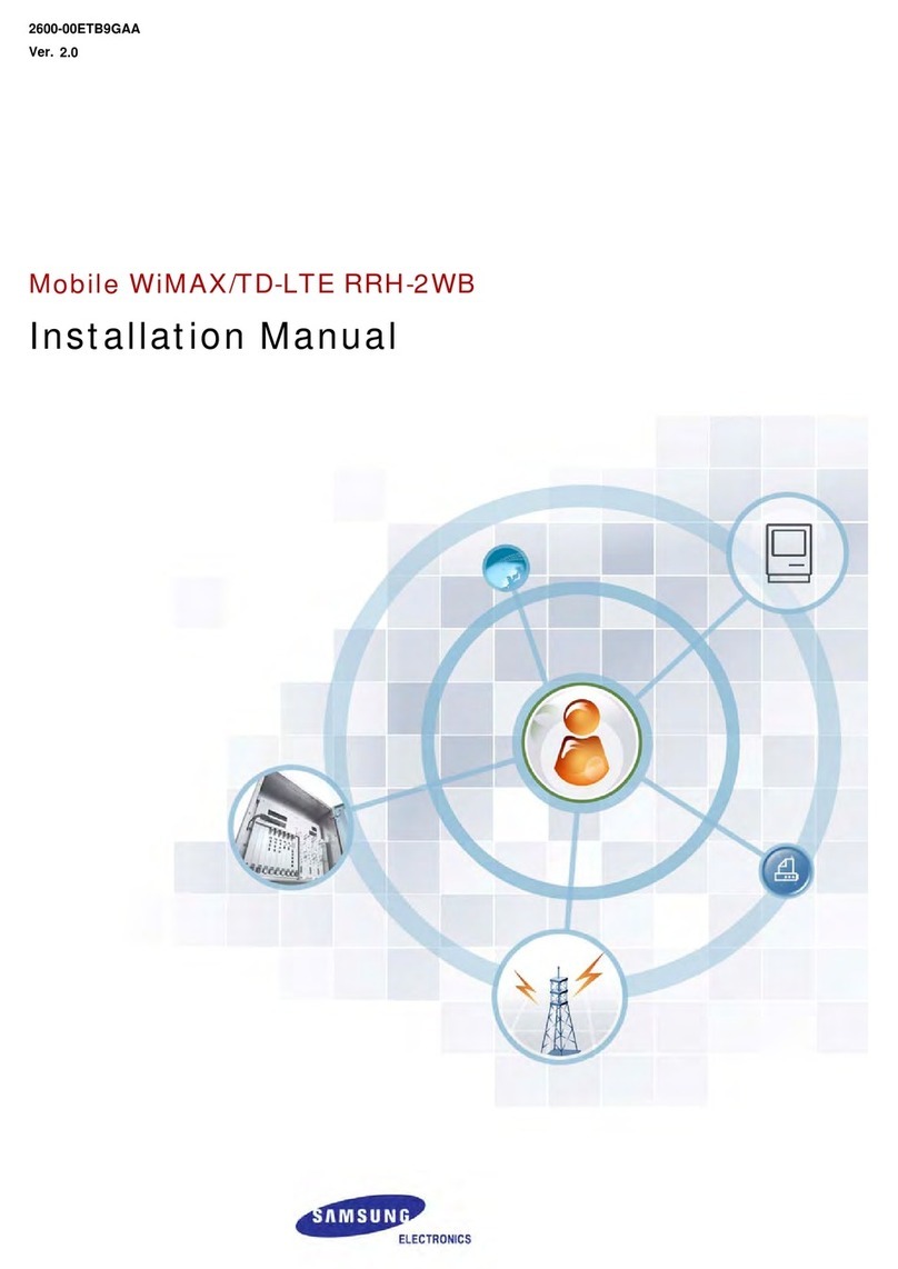 Samsung RRH-2WB installation manual