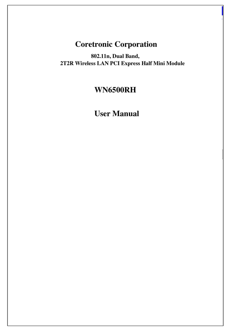 Coretronic WN6500RH user manual
