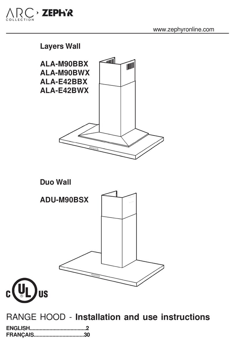 Zephyr ALA-M90BBX Product manual