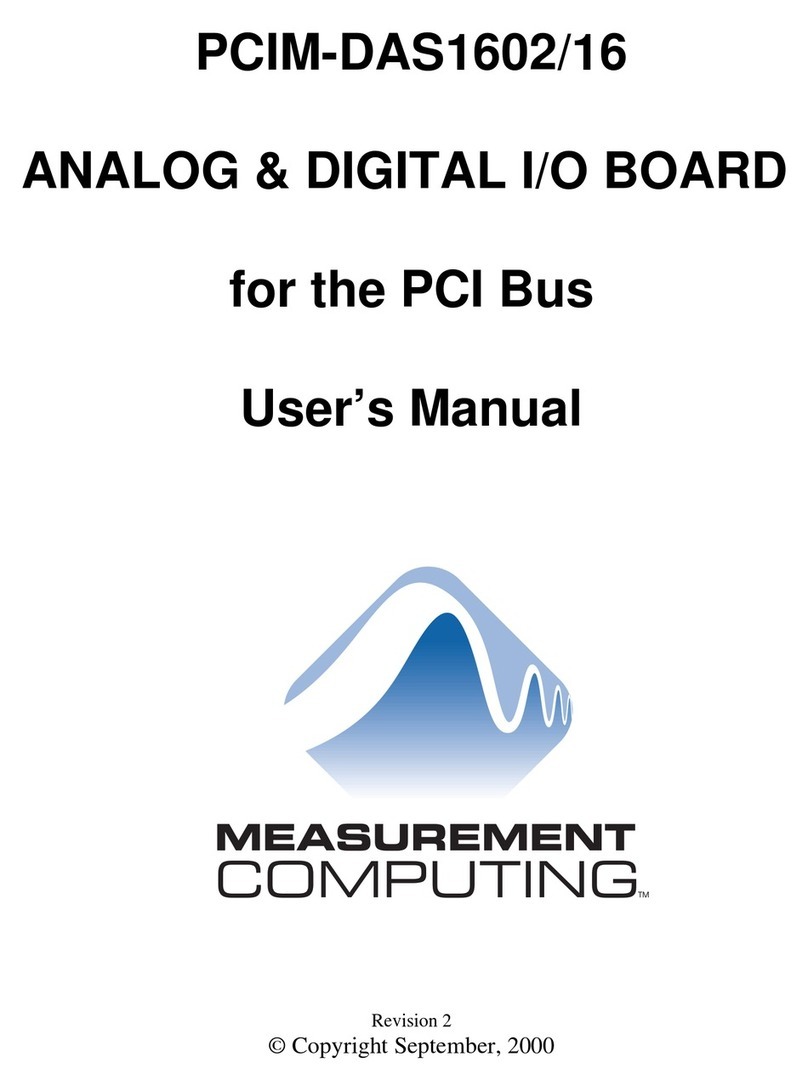 Measurement Computing PCIM-DAS1602/16 user manual