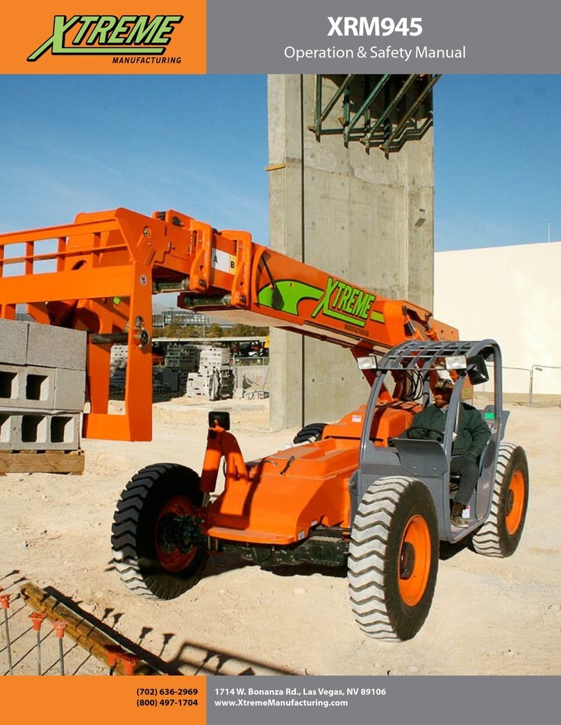 Xtreme Manufacturing XRM945 Operation & safety manual