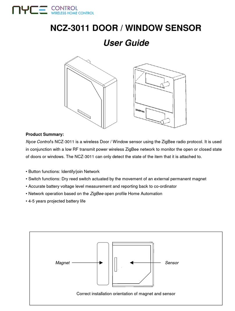 Nyce Control NCZ-3011 user guide