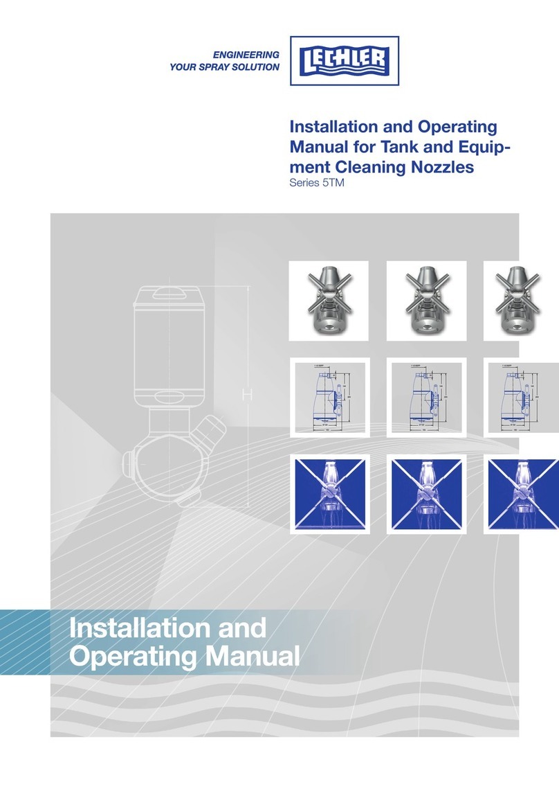 Lechler 5TM Series Installation and operating manual